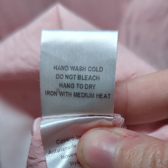 Luli & Me Light Pink Sleeveless Tiered Dress Ruffle Collar + Swiss Dots Size 12 - Picture 4 of 7